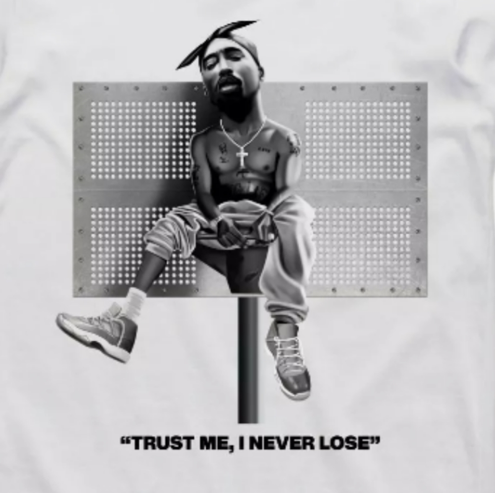 Tee To match cool grey 11s 2pac trust me i never lose